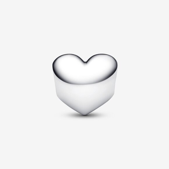 Pandora Engravable Blue Stone Heart Charm - Picture 2 of 6